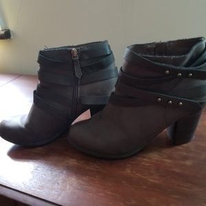 Brown ankle boots